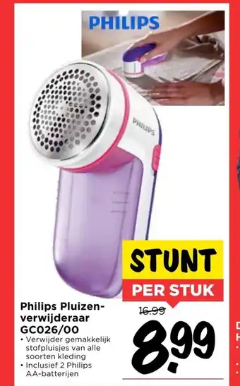 Vomar Voordeelmarkt Philips Pluizenverwijderaar per stuk aanbieding