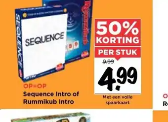 Vomar Voordeelmarkt Sequence Intro of Rummikub Intro aanbieding