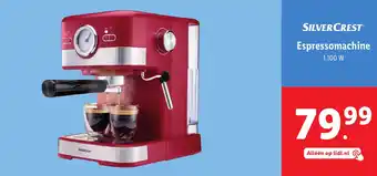 Lidl SILVERCREST Espressomachine aanbieding