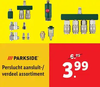 Lidl PARKSIDE Perslucht aansluit-/ verdeel assortiment aanbieding