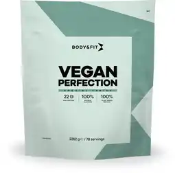 Bol.com Body & Fit Vegan Perfection Special Series - Vegan Proteine Poeder - Plantaardige Eiwitshake - Vanille - 2262 gram (78 shakes aanbieding
