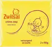 Bol.com 12x Zwitsal Creme Zeep 2 x 90 gr aanbieding