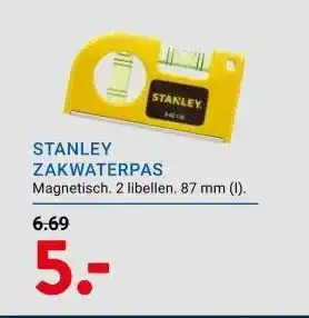 Kluswijs STANLEY ZAKWATERPAS aanbieding