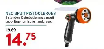 Kluswijs NEO SPUITPISTOOLBROES aanbieding