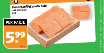 Poiesz Verse zalmfilet zonder huid aanbieding