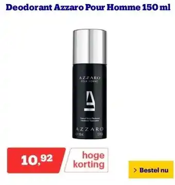 Bol.com Deodorant Azzaro Pour Homme 150 ml aanbieding