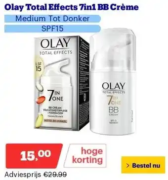 Bol.com Olay Total Effects 7in1 BB Crème aanbieding