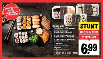 Vomar Voordeelmarkt Keuze Uit: Sushibox Okinawa 2 stuks aanbieding