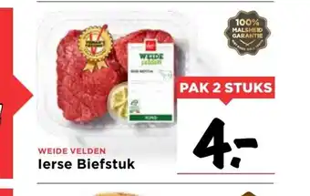 Vomar Voordeelmarkt Lerse Biefstuk pak 2 stuks aanbieding