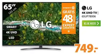 Expert Lg 4k uhd tv aanbieding