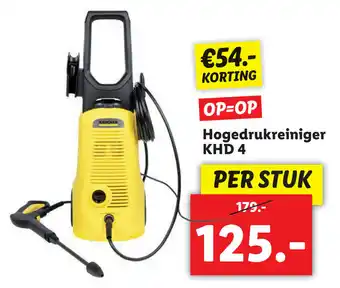 Lidl Hogedrukreiniger KHD 4 aanbieding