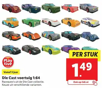 Lidl Die Castvoertuig 1:64 aanbieding