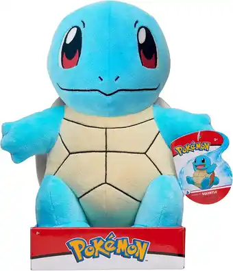 Amazon Pokemon Pluche XXL Squirtle 30 cm - Pokemon pluche dier - nieuw 2023 - Pokemon Plush - officieel gelicentieerd Pokemon speelg aanbieding