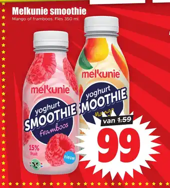 Dirk Melkunie smoothie 350 ml aanbieding