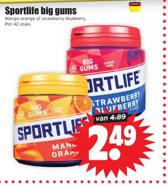 Dirk Sportlife big gums aanbieding