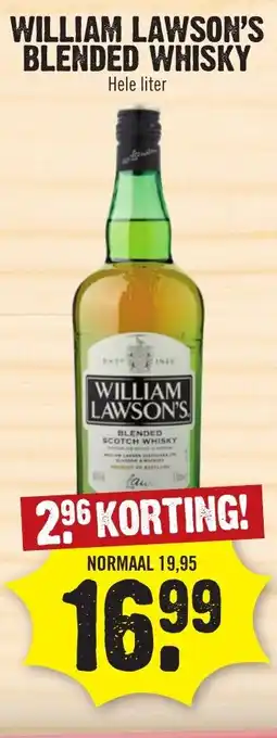 Dirk WILLIAM LAWSON'S BLENDED WHISKY aanbieding