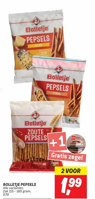 Dekamarkt BOLLETJE PEPSELS aanbieding