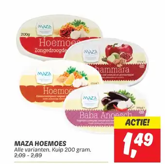 Dekamarkt MAZA HOEMOES aanbieding