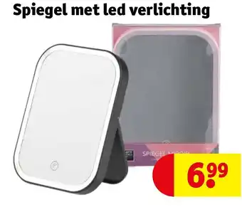 Kruidvat Spiegel met led verlichting aanbieding