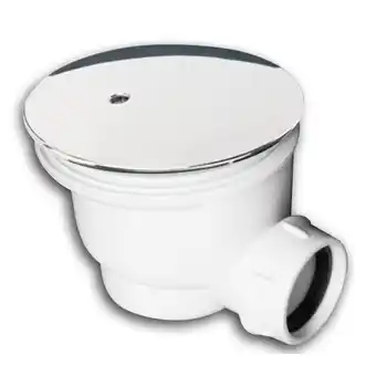 Sanitairwinkel.nl Saniclass Douchebakafvoer - 90mm - chroom OUTLETSTORE aanbieding