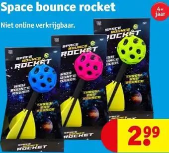 Kruidvat Space bounce rocket aanbieding