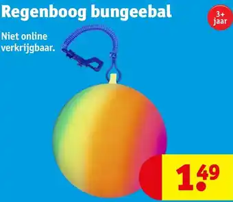 Kruidvat Regenboog bungeebal aanbieding