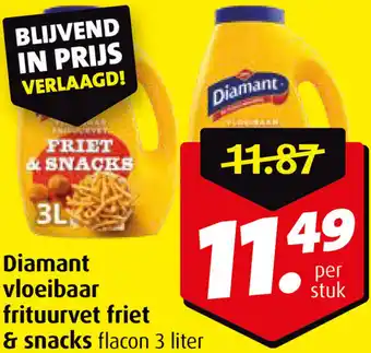 Boni Diamant vloeibaar frituurvet friet & snacks 3 liter aanbieding