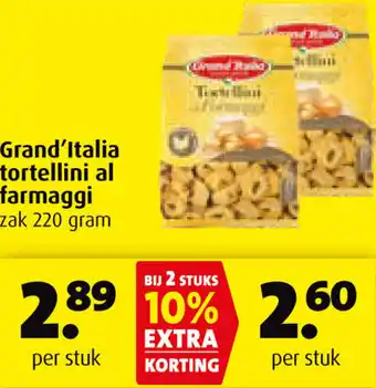 Boni Grand'Italia tortellini al farmaggi  220 gram aanbieding