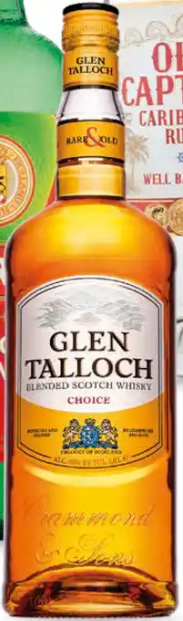 Boni Glen Talloch blended scotch whisky literfles aanbieding