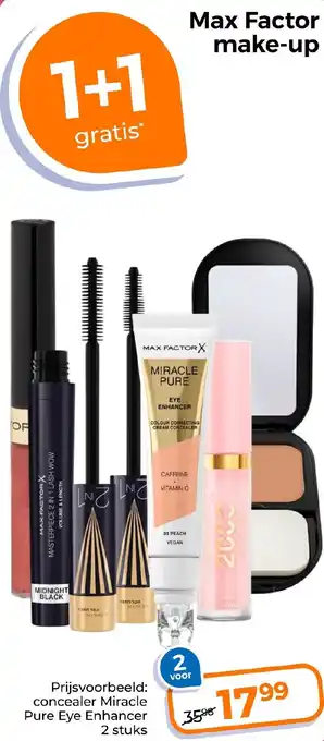 Trekpleister Max Factor make-up aanbieding