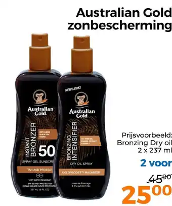 Trekpleister Australian Gold zonbescherming aanbieding