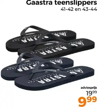 Trekpleister Gaastra teenslippers aanbieding