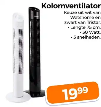 Trekpleister Kolomventilator aanbieding