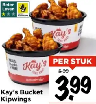 Vomar Voordeelmarkt Kay's Bucket Kipwings aanbieding