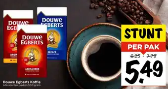 Vomar Voordeelmarkt Douwe Egberts Koffie  500 gram aanbieding