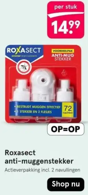 Etos Roxasect anti-muggenstekker aanbieding