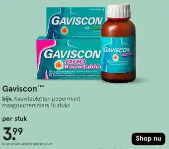 Etos Gaviscon aanbieding