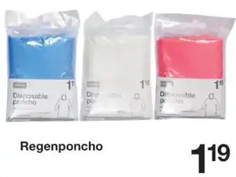 Zeeman Regenponcho aanbieding