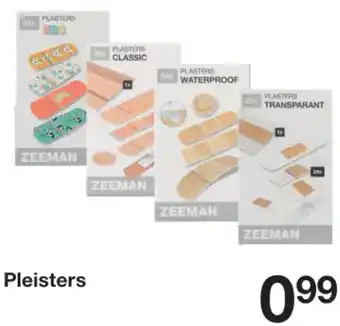 Zeeman Pleisters aanbieding