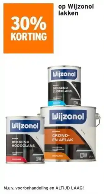 GAMMA Wijzonol lakken aanbieding