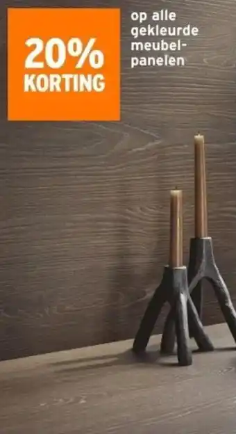 GAMMA alle gekleurde meubelpanelen aanbieding