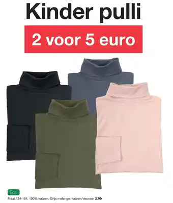 Zeeman Kinder pulli aanbieding