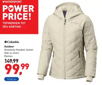 Intersport Columbia Heavenly Hooded Jacket Ook in zwart Dames aanbieding