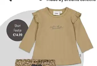 Baby & Tiener Shirt Feetje aanbieding