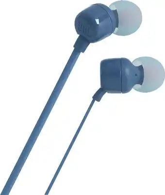 MediaMarkt JBL T110 IN EAR BLAUW aanbieding