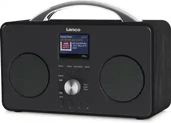 Bol.com Lenco PIR-645BK - Internet Radio met Bluetooth en DAB - Zwart aanbieding
