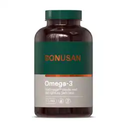 De Online Drogist Bonusan Omega-3 360mg EPA 240mg DHA Softgels aanbieding