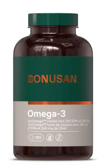 De Online Drogist Bonusan Omega-3 360mg EPA 240mg DHA Softgels aanbieding