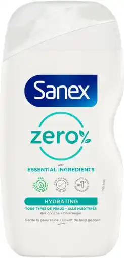 Bol.com Sanex Douchegel Zero% Hydraterend 400 ml aanbieding