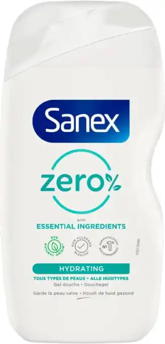 Bol.com Sanex Douchegel Zero% Hydraterend 400 ml aanbieding